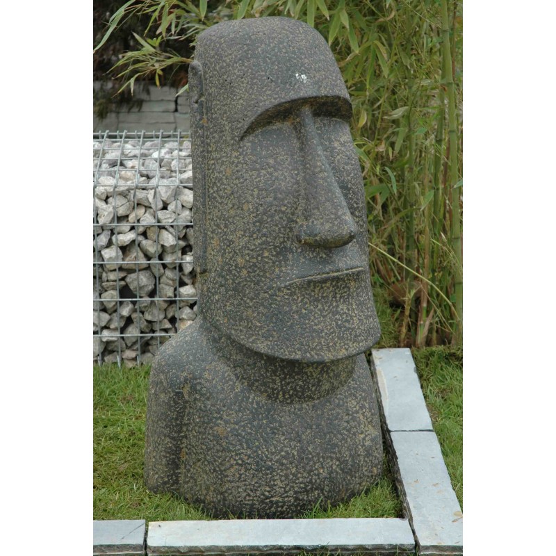Statue Moai - deco jardin