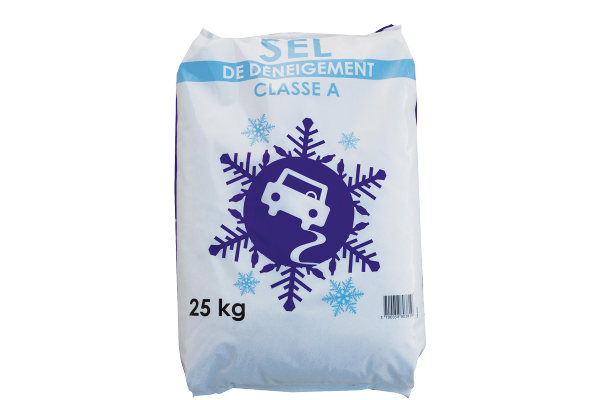 Oppenhäuser Sel de déneigement, contre les routes glissantes et la neige,  25 kg (sachet de 5 x 5 kg) : : Jardin