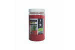 Gravier décoratif rouge carmin 2/4 mm pot