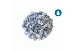 Gravier roulé bleu lagon marbre 15/25 mm mouillé