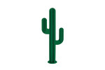 Cactus vert déco