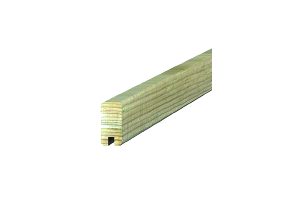 Lame bois pour clôture béton bois - finition pin CL4