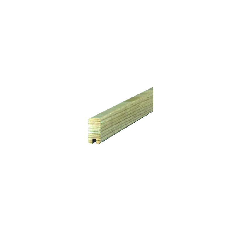 Lame bois pour clôture béton bois - finition pin CL4