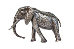 Sculpture éléphant en métal recyclé