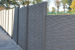 Plaque béton clôture Bavela