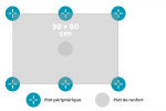 Dalle grès cérame 2 cm Optimal Gris