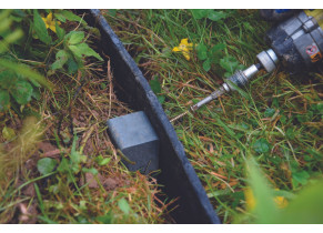 Piquet plein Recylat gris