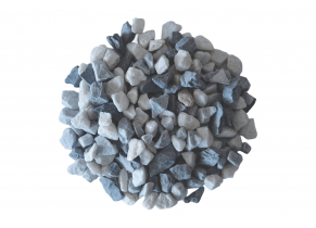 Gravier concassé Dalmatien noir et blanc 8/12