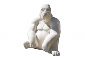 Gorille terrazzo blanc