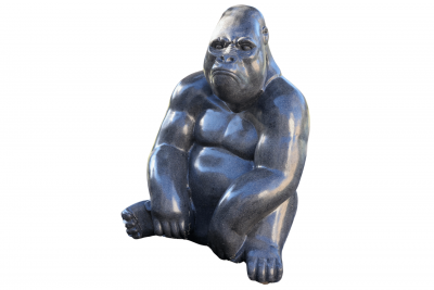 Gorille terrazzo noir