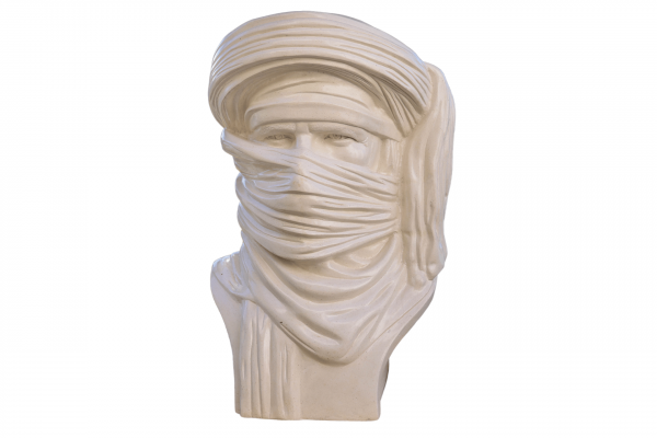 Statue visage touareg terrazzo
