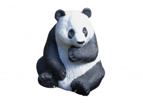 Panda assis