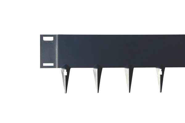Bordure acier anthracite Linea 107 cm