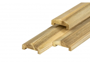 Latte de finition pour panneau bois occultant