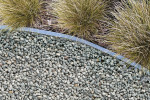 Bordure Recylat rouleau structuré gris - zoom